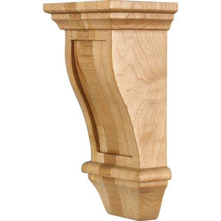 HARDWARE RESOURCES 5" Wx4"Dx10"H Alder Renaissance Corbel COR19-1ALD